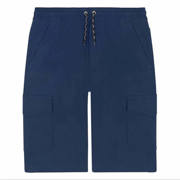 Weatherproof vintage Boys Cargo Shorts 2 Pair Tan Blue XSmall 5/6 - Picture 11 of 15